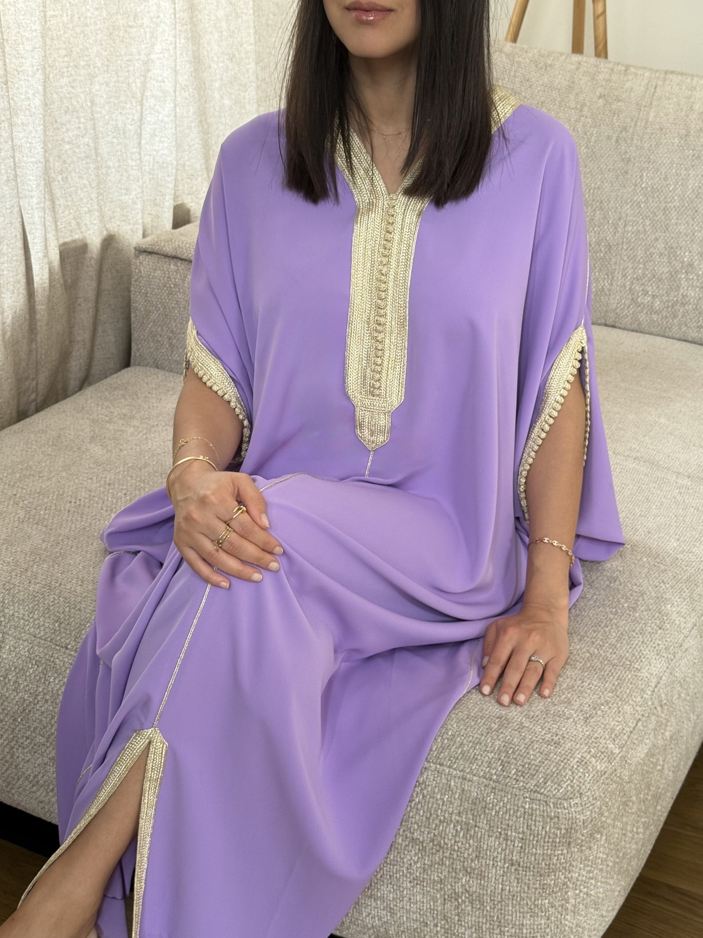 Silk Crepe Summer Gandoura
