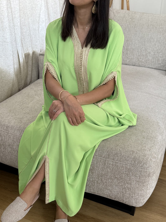 Silk crepe summer gandoura