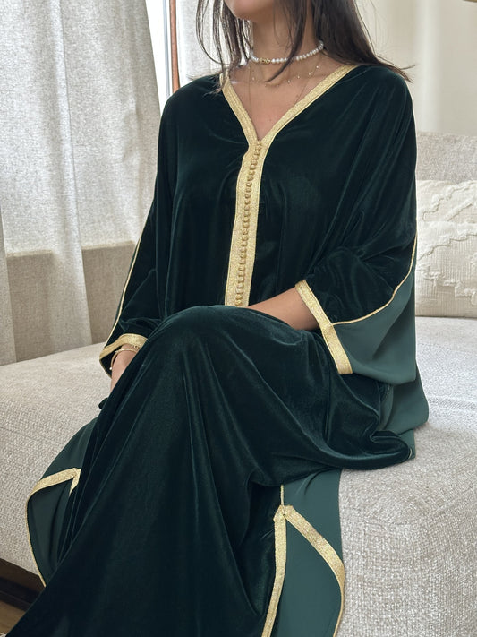 Double material Gandoura